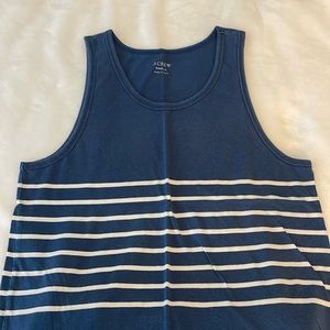 Jcrew tank top & Forever21 swim trunks